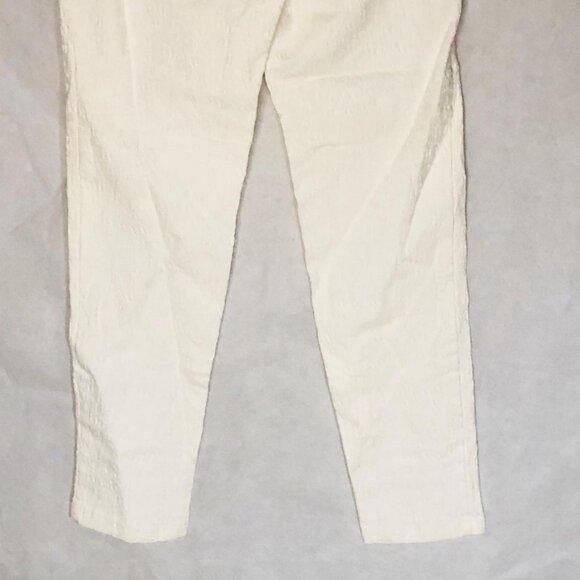 Soho apparel athleta pants white zipper rayon blend skinny stretch small READ - Picture 11 of 11